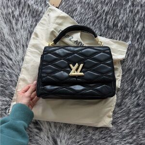 Black Quilted Handbag
